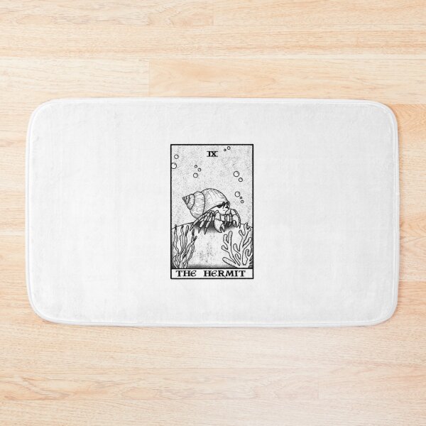 Item preview, The Hermit (crab) tarot designed and sold by ella-ruszkai.