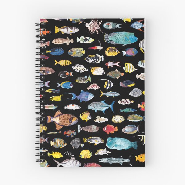 Item preview, INDO PACIFIC REEF FISHES POSTER TEXT-black h designed and sold by BEATRIZ ABAITUA.