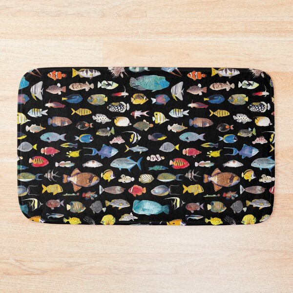 Item preview, INDO PACIFIC REEF FISHES POSTER TEXT-black h designed and sold by BEATRIZ ABAITUA.