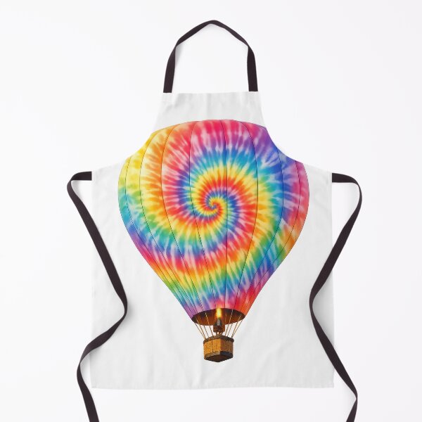 Item preview, Rainbow Tie Dye Hot Air Balloon designed and sold by jgvisualarts.