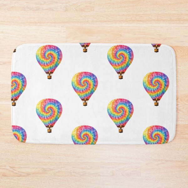 Item preview, Rainbow Tie Dye Hot Air Balloon designed and sold by jgvisualarts.