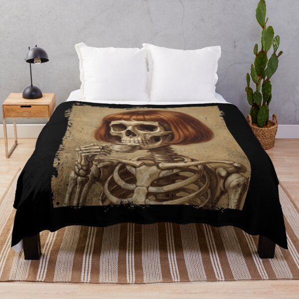 Item preview, Macabre Skeleton Bob Hair Coffee Drinker designed and sold by d247.