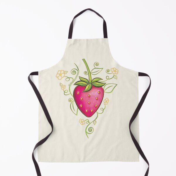Item preview, Strawberry with flowers || Art Nouveau inspired designed and sold by Valuxcreates.
