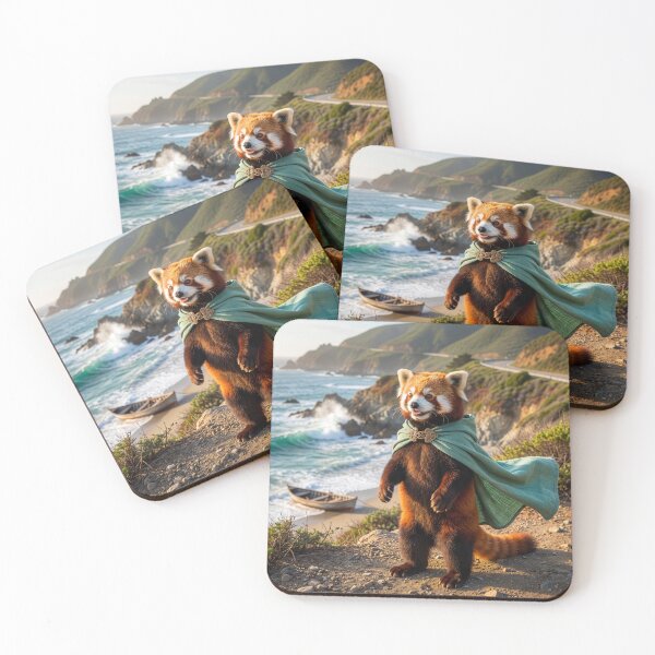 Item preview, Vagabond Red Panda Wanders the Earth designed and sold by Tridentulus.