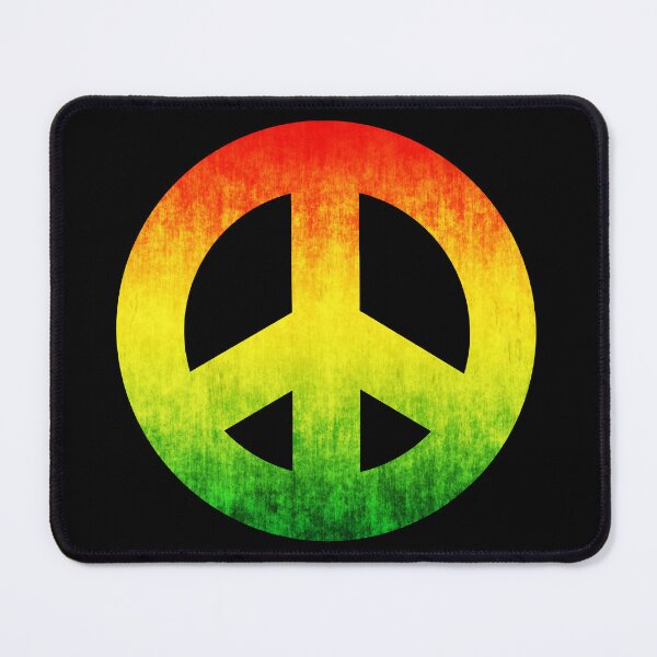 Item preview, Jamaica Inspired Peace Symbol designed and sold by AmbientArtCo.