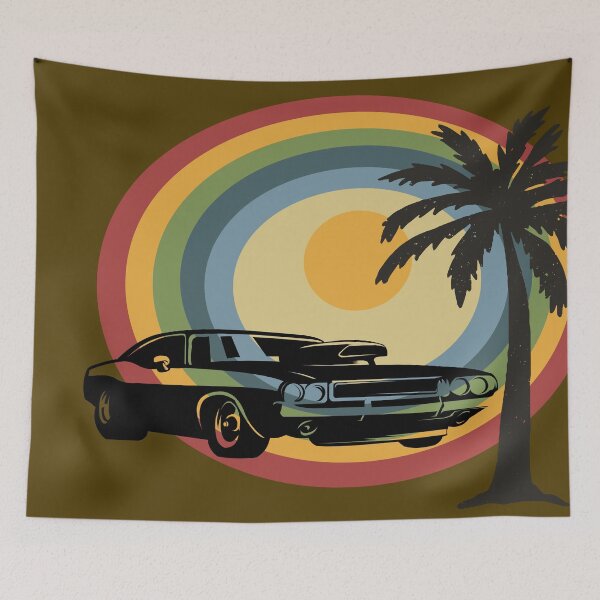 Item preview, Vintage Muscle Car in sun 70' s designed and sold by Jankes88.