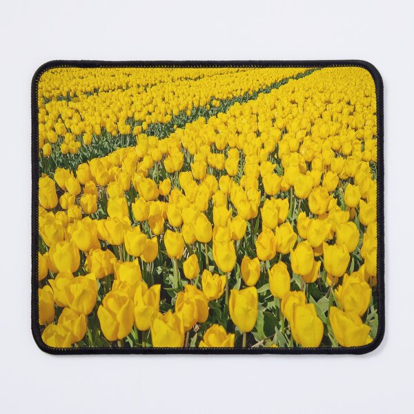 Item preview, yellow tulips field designed and sold by psychoshadow.