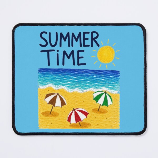 Item preview, Summer Time - Parasols on the beach designed and sold by JOANNASKAH.