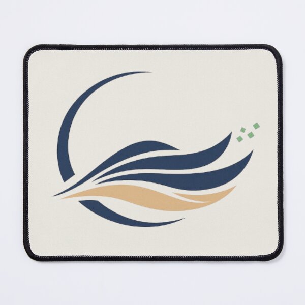 Item preview, Minimalist Abstract Circular Wing Emblem designed and sold by Inkfino.
