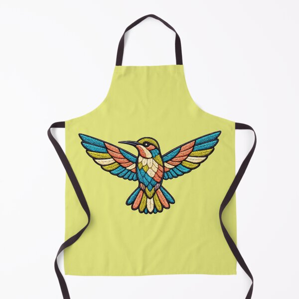 Item preview, Boho Hummingbird - Textured Faux Patch Art designed and sold by TheSquirla.