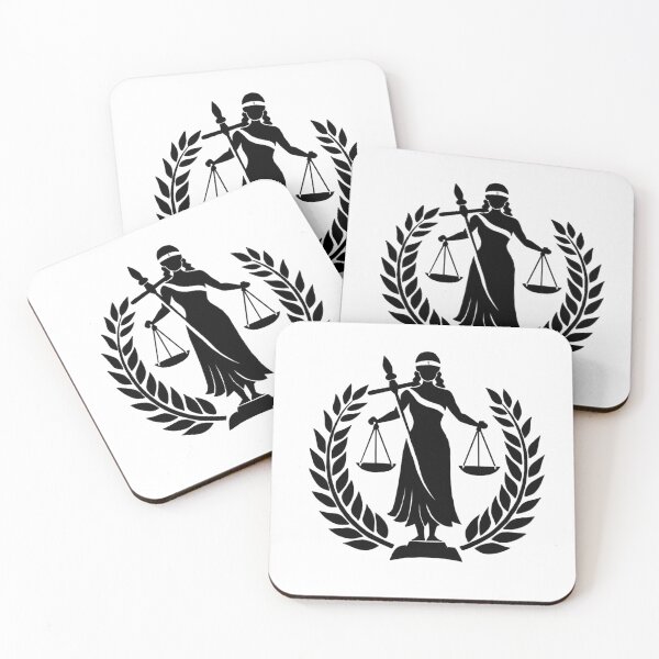 Item preview, Law Lady Justice - Black designed and sold by designsfromMolly.