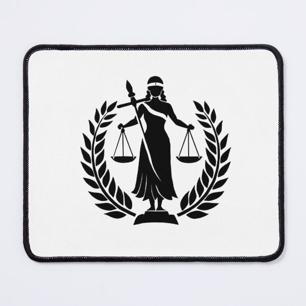 Item preview, Law Lady Justice - Black designed and sold by designsfromMolly.
