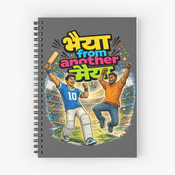 Item preview, Bhaiya from another Maiya - Sports Fans / Sport Lovers | Quirky Hindi Theme Tshirt designed and sold by freezed-frames.