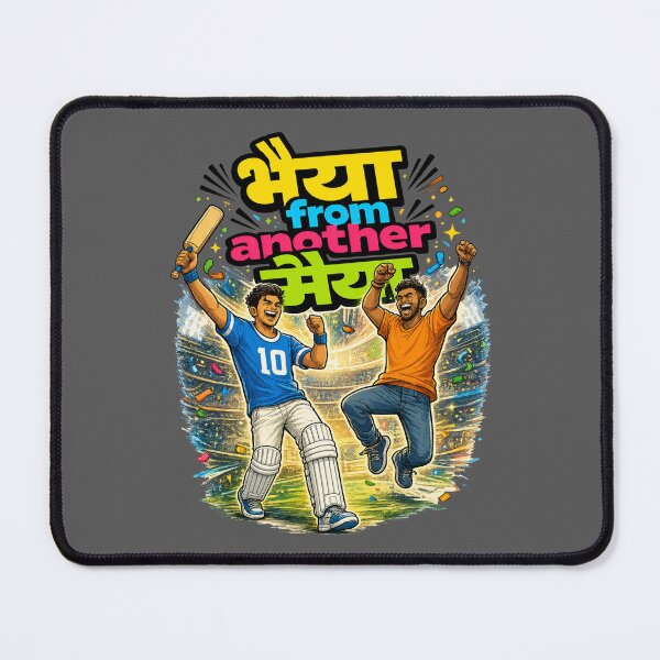 Item preview, Bhaiya from another Maiya - Sports Fans / Sport Lovers | Quirky Hindi Theme Tshirt designed and sold by freezed-frames.