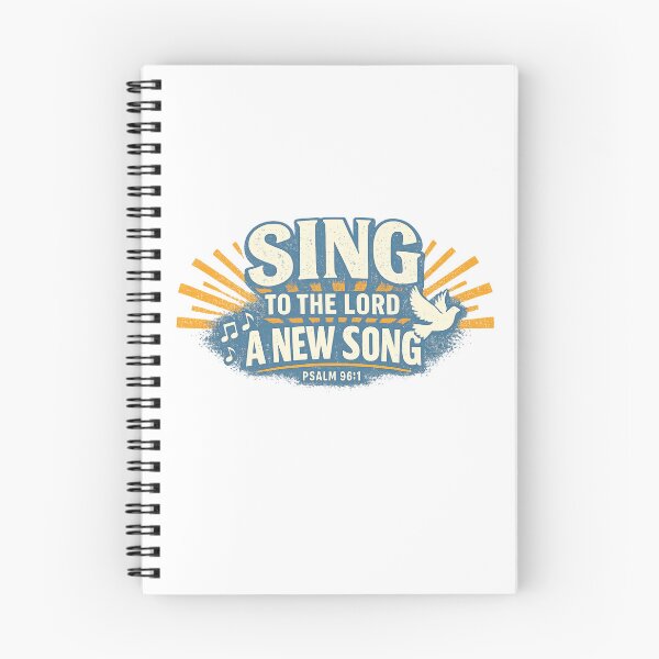 Item preview, Sing To The Lord A New Song Psalm 96:1 Christian Worship Design designed and sold by SoulThread Studio.