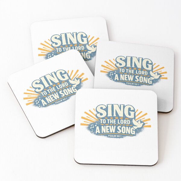Item preview, Sing To The Lord A New Song Psalm 96:1 Christian Worship Design designed and sold by SoulThread Studio.