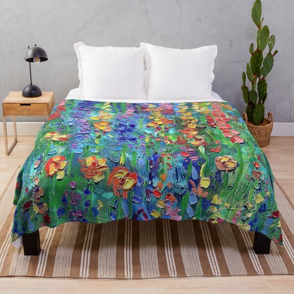 Item preview, Monet-Inspired Colorful Flowers Abstract Digital Design Art designed and sold by DEC02.