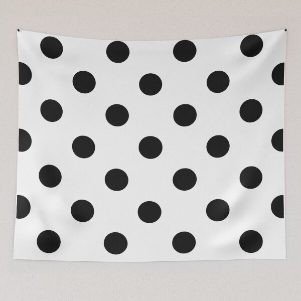 Item preview, Black and White Polka Dot Pattern | Minimalist Scandinavian Seamless Design designed and sold by astersgraphics.
