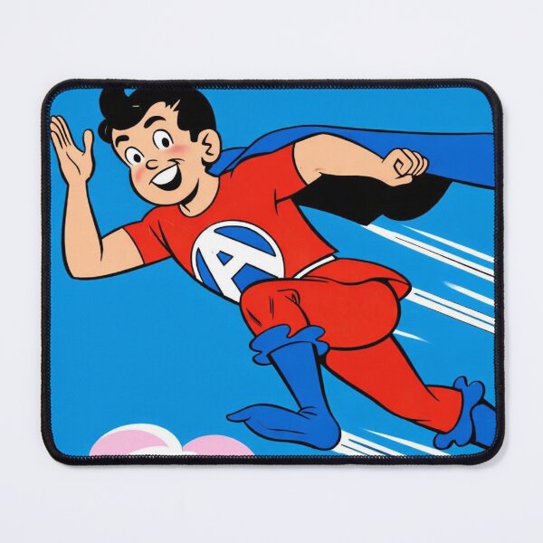 Item preview, Mighty Atom Retro Comic – 1950s Nuclear‑Age Superhero Adventure Art designed and sold by Analog Aura .