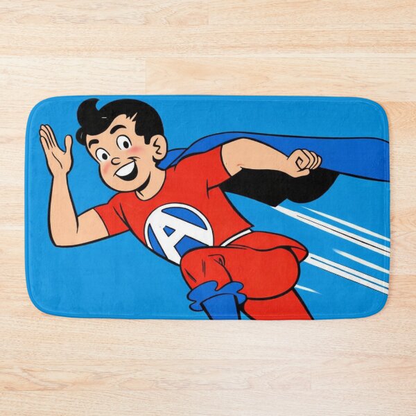Item preview, Mighty Atom Retro Comic – 1950s Nuclear‑Age Superhero Adventure Art designed and sold by Analog Aura .