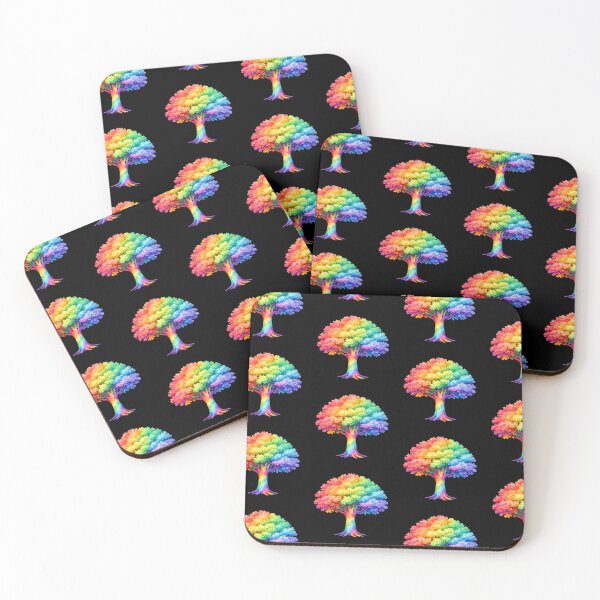 Item preview, Rainbow Tree of Life Colorful Art designed and sold by jgvisualarts.