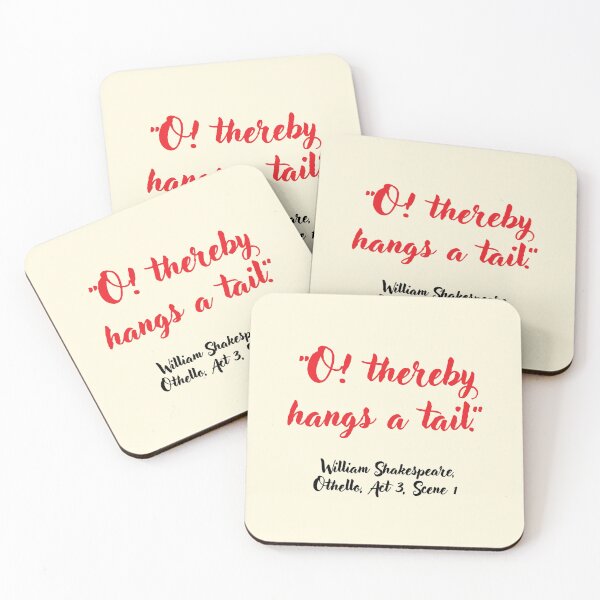 Item preview, Chill Shakespeare Quote from Othello designed and sold by CharlottePlaceArt.