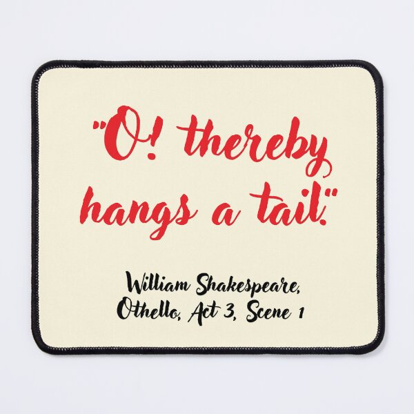 Item preview, Chill Shakespeare Quote from Othello designed and sold by CharlottePlaceArt.