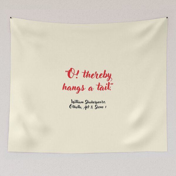 Item preview, Chill Shakespeare Quote from Othello designed and sold by CharlottePlaceArt.