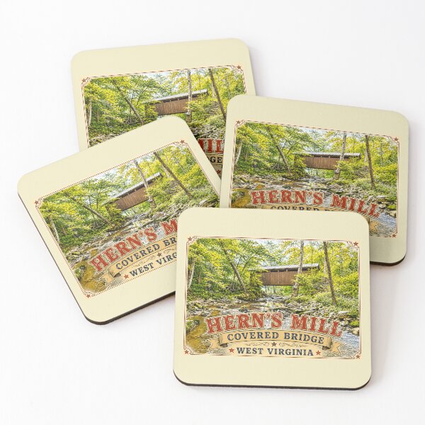 Item preview, Herns Mill Covered Bridge rustic designed and sold by gotucoveredart.