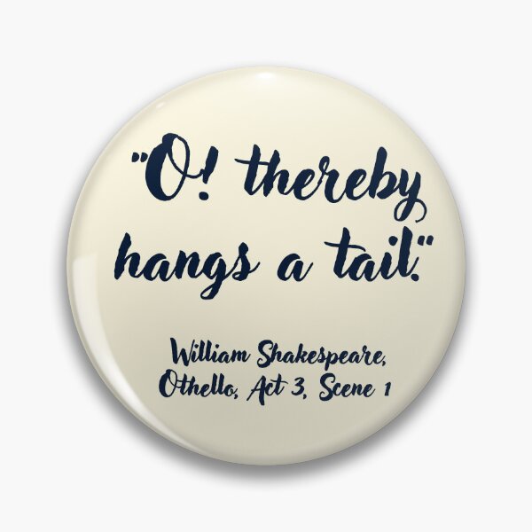 Item preview, Chill Shakespeare Quote from Othello designed and sold by CharlottePlaceArt.