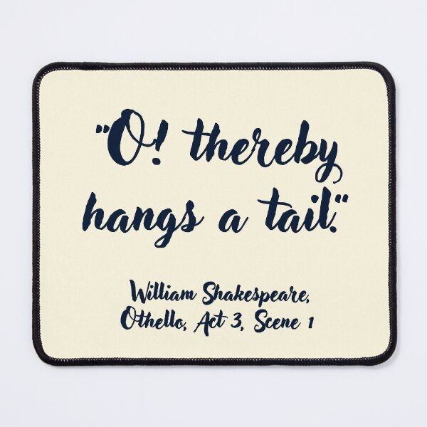 Item preview, Chill Shakespeare Quote from Othello designed and sold by CharlottePlaceArt.