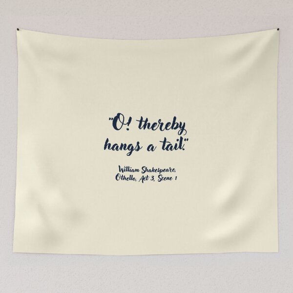 Item preview, Chill Shakespeare Quote from Othello designed and sold by CharlottePlaceArt.