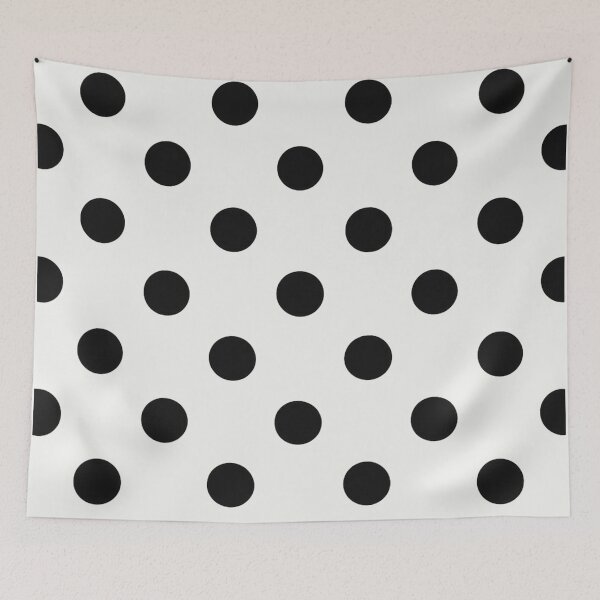 Item preview, Black and White Polka Dot Pattern | Minimalist Scandinavian Seamless Design designed and sold by astersgraphics.