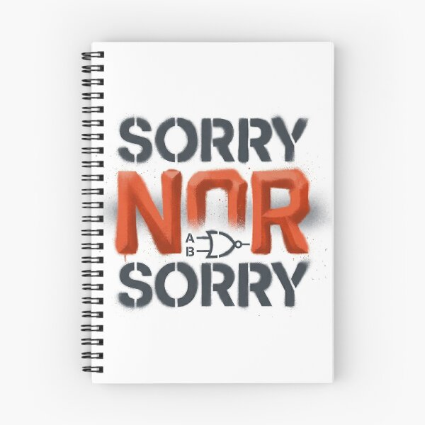 Item preview, Stencil Sorry NOR Sorry Logic Gate Symbol designed and sold by nvrprooo.