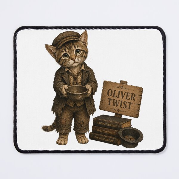 Item preview, Oliver Twist Cat – Vintage Literary designed and sold by Caradestrella.