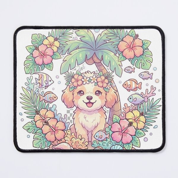 Item preview, Cute Tropical Dog Paradise designed and sold by MyshopnameSell.