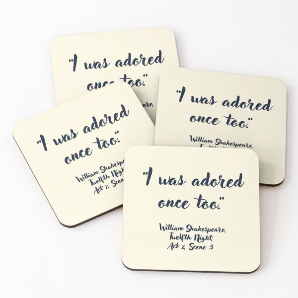 Item preview, Chill Shakespeare Quote from Twelfth Night designed and sold by CharlottePlaceArt.