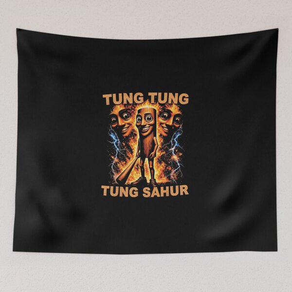 Item preview, Tung Tung Tung Sahur is Calling Funny Italian Brainrot designed and sold by Doodletext.