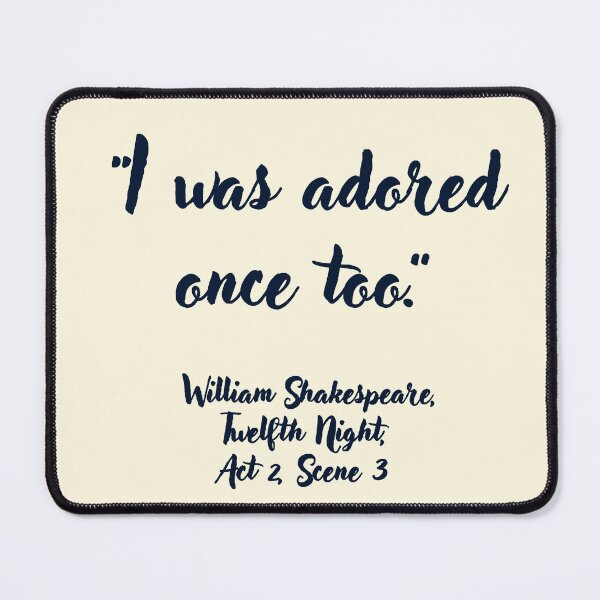 Item preview, Chill Shakespeare Quote from Twelfth Night designed and sold by CharlottePlaceArt.