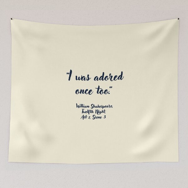 Item preview, Chill Shakespeare Quote from Twelfth Night designed and sold by CharlottePlaceArt.