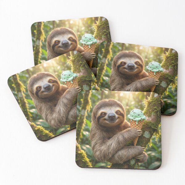 Item preview, Sloth Beats the Heat designed and sold by Tridentulus.