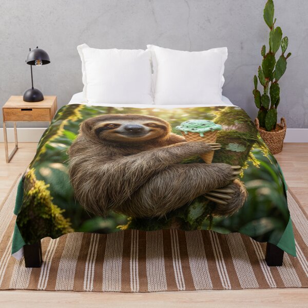 Item preview, Sloth Beats the Heat designed and sold by Tridentulus.