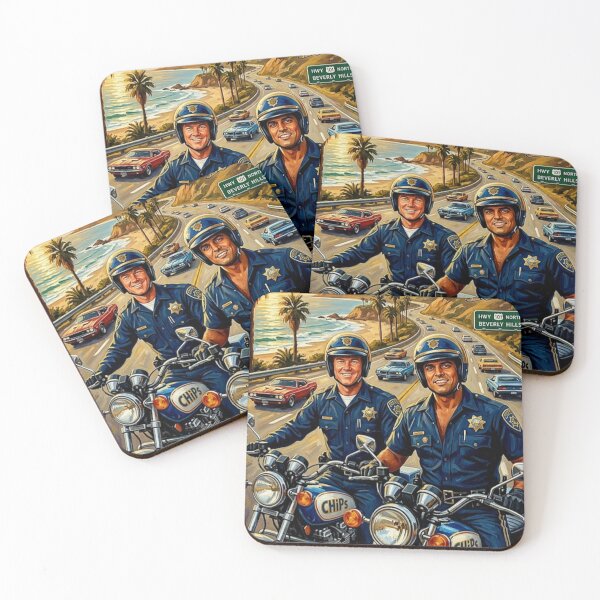 Item preview, On Patrol! – CHiPs Fine Art Print designed and sold by Art's Diner.