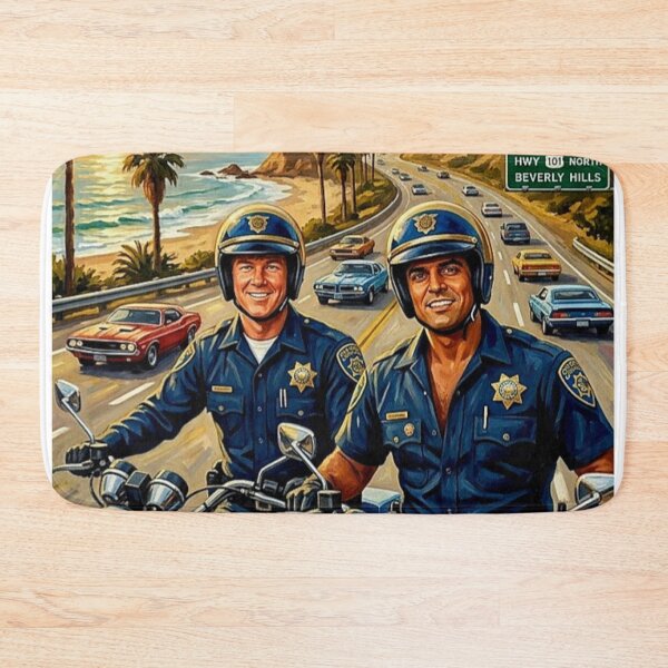 Item preview, On Patrol! – CHiPs Fine Art Print designed and sold by Art's Diner.