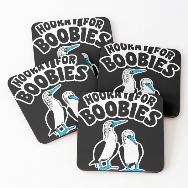 Item preview, Hooray For Boobies Funny Blue Footed Booby Bird Pun designed and sold by Dujosufot.