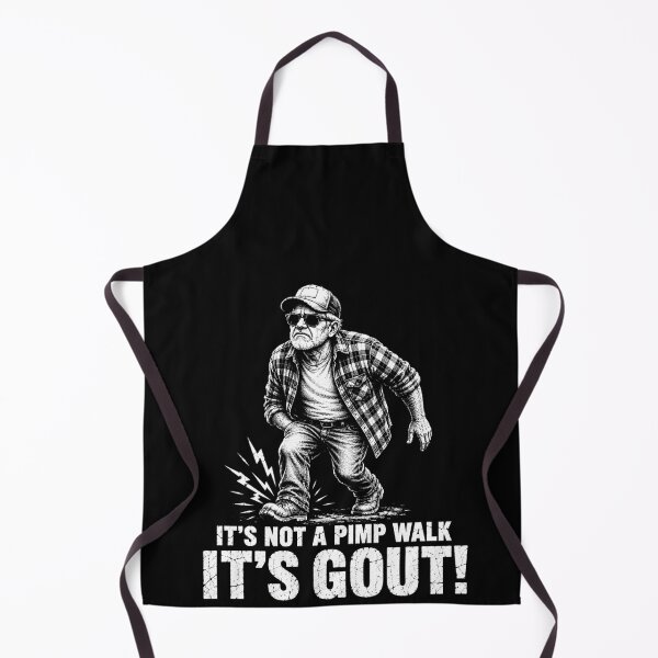 Item preview, It’s Not a Pimp Walk It’s Gout – Funny Gout Meme Design designed and sold by PosiMCreations.