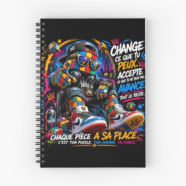 Item preview, Street Art - Cube Motivational Graphic Tee | Urban Pop Art Puzzle Character Design designed and sold by PLUSHIWORLDtm.