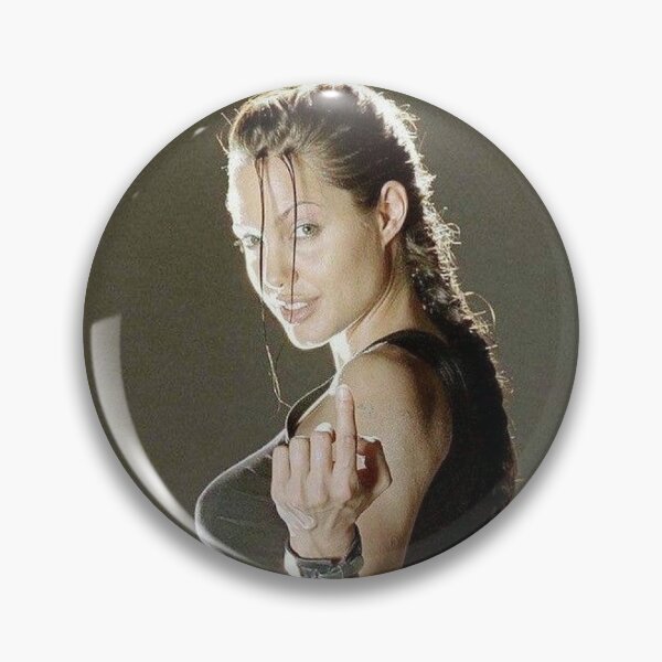 Item preview, girly girl sticker - Angelina Jolie designed and sold by inainart.