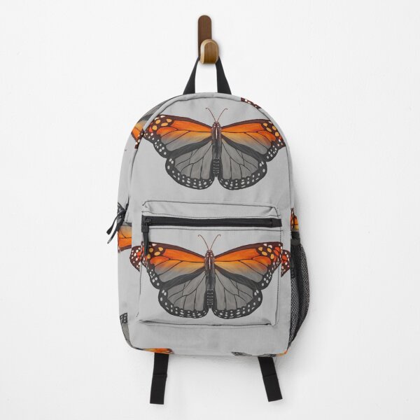 Item preview, Monarch Butterfly, color - black - white, handpainted 1 designed and sold by AK-Hevonen.