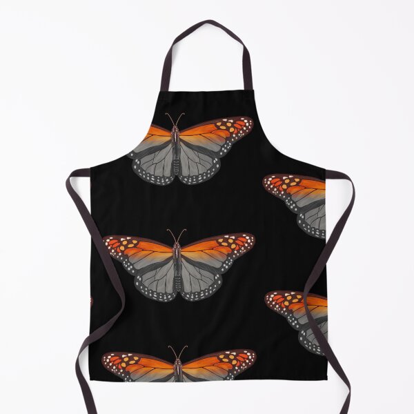 Item preview, Monarch Butterfly, color - black - white, handpainted 1 designed and sold by AK-Hevonen.
